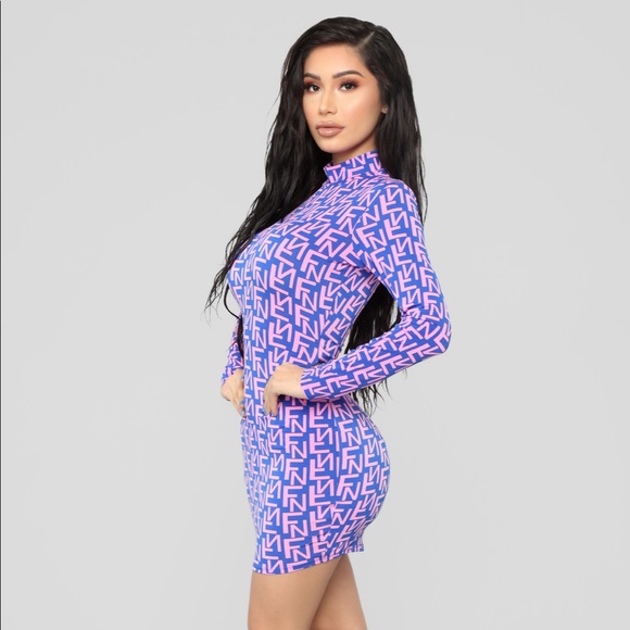 Monogram Mini Dress - Picture 3 of 5